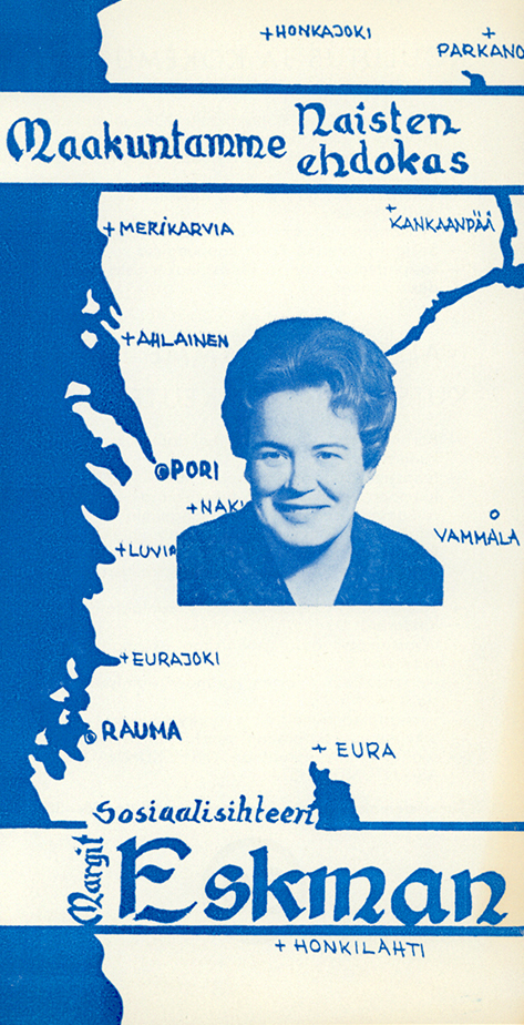 Vaalimainos 60-luvulta.