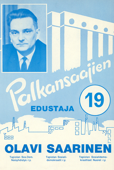 Vaalimainos 60-luvulta.