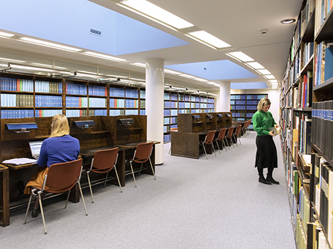 Read more about reading room and researcher space.