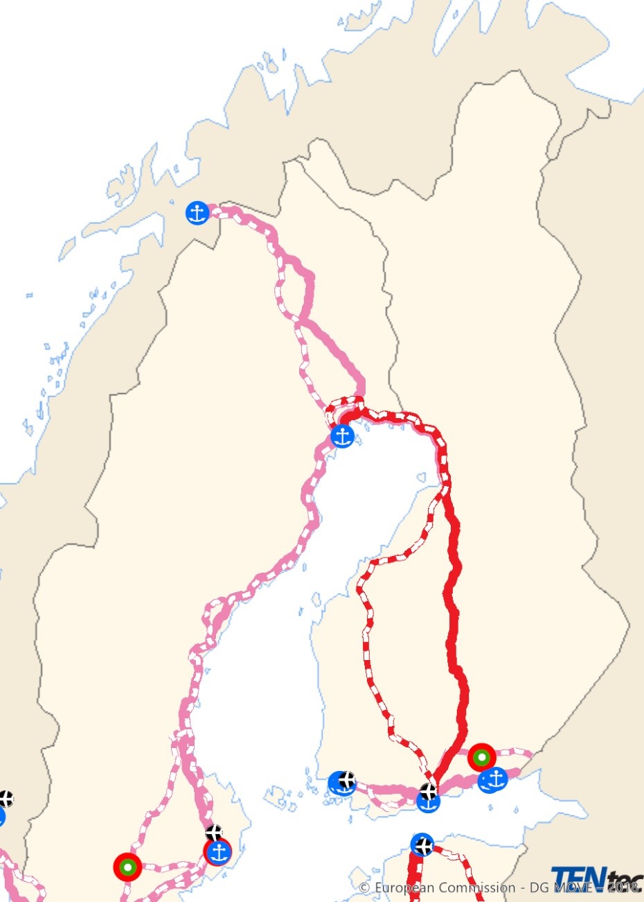 Kuva ydinverkkokäytävistä